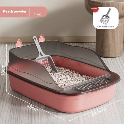 Großes Katzentoilette mit hohem Rand und Spritzschutz Von FurLaati