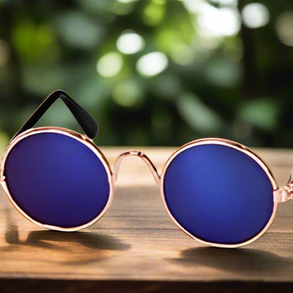 Haustier-Sonnenbrille & Strohhut Set