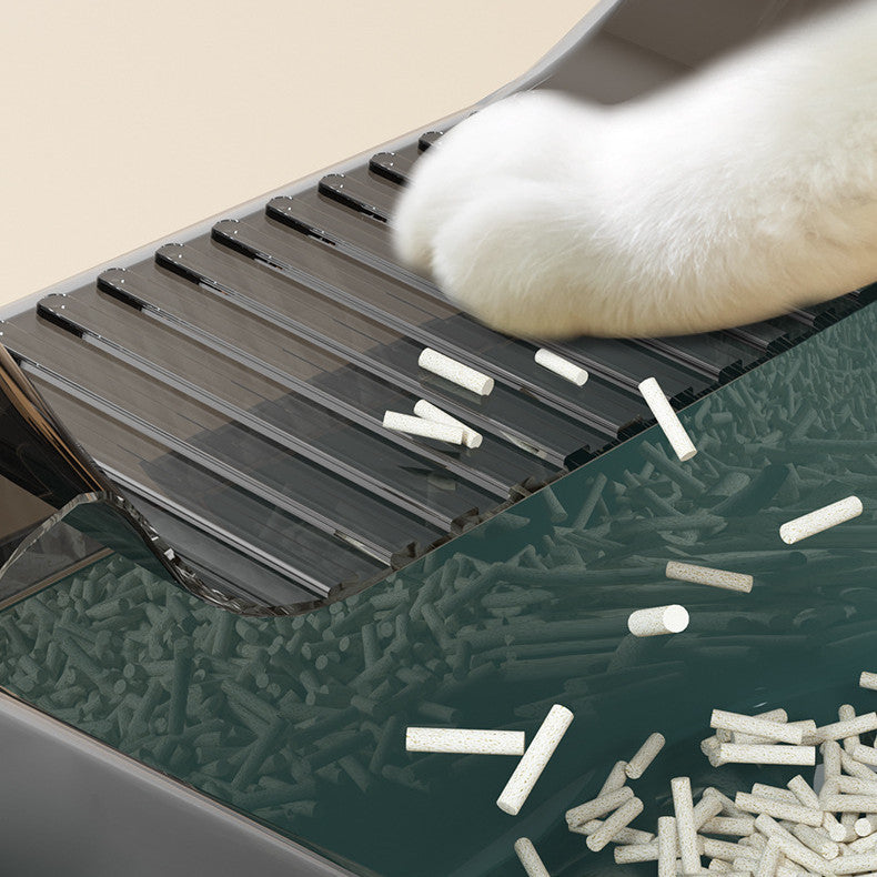 Stylisches Katzentoilette-Set