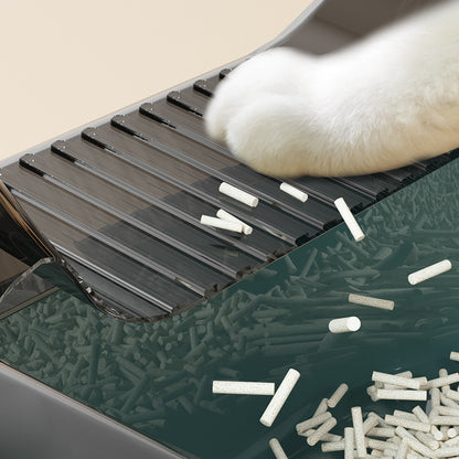 Stylisches Katzentoilette-Set