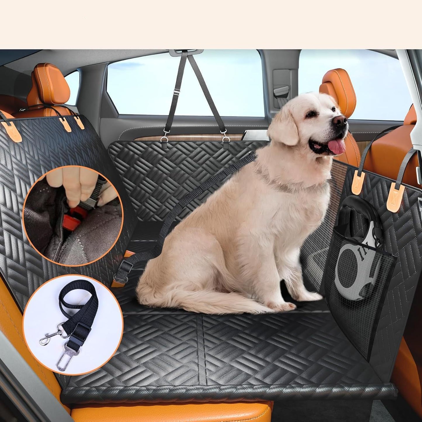 Harte Auto-Sitzerweiterung Pro-Max für Hunde – Komfortable Rückbank-Liegefläche Von FurLaati