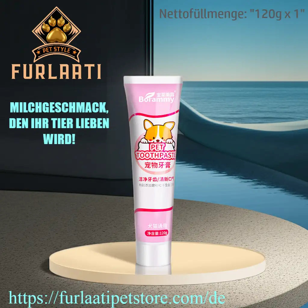 Premium All-in-One Zahnreinigungs-Set mit ESSBARER Zahnpasta für Hunde & Katzen – Ausgezeichneter Bestseller