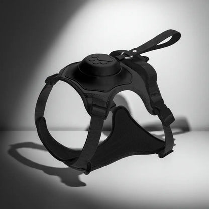 Geschirr & Rollleine "Hands Free" (Hebegriff) Vibe Geeks Ultimate 3 in 1, Von FurLaati !