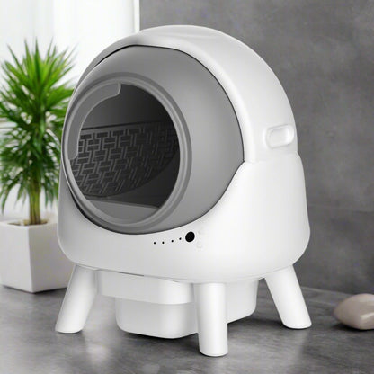 Intelligente Roll-Katzentoilette mit Spritzschutz Von FurLaati