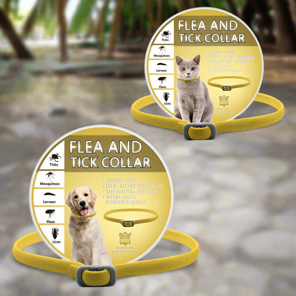Schutz-Halsband gegen Flöhe, Zecken und andere Insekten für Hund & Katze von FurLaati