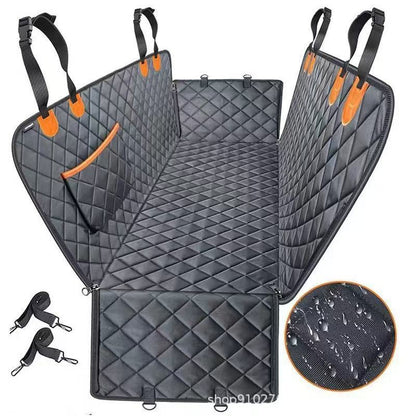 Multifunktionale Diamant-Stepp-Auto-Sitzschutzmatte mit Taschen und Anti-Kratz-Funktion Von FurLaati