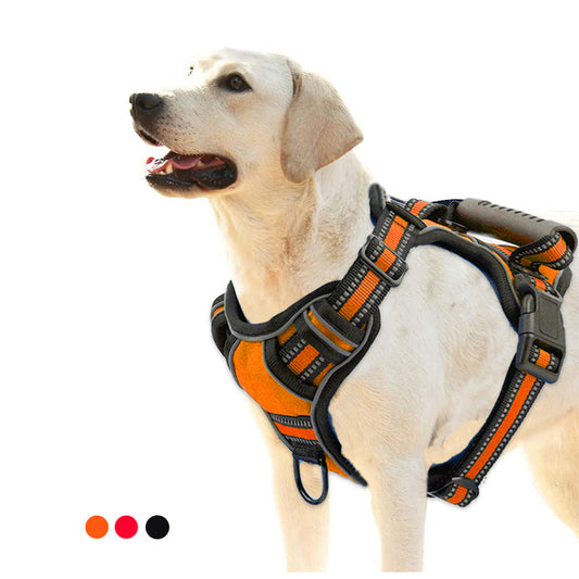 Atmungsaktives und Reflektierendes "No-Pull"-Hundegeschirr. Von FurLaati