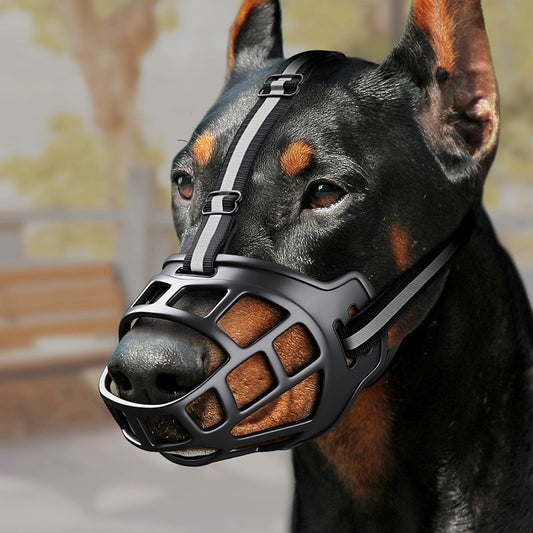 Upgrade Reflektierender Maulkorb für kleine bis große Hunde