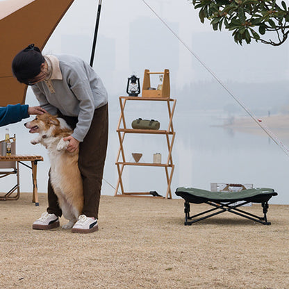 Robustes, Faltbares Hunde-Reisebett (Outdoor & Abnehmbar)