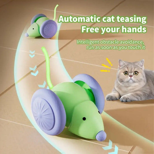 Interaktive Katzen-Maus | Elektrisches Spielzeug mit intelligenter Hindernisvermeidung Von FurLaati