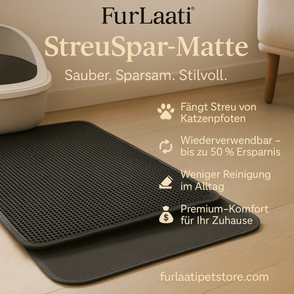 Detailansicht: 45*60cm / Grey des Produkts Luxus Katzenstreu-Matte "Saubere Pfoten" von FurLaati (50% RABATT)