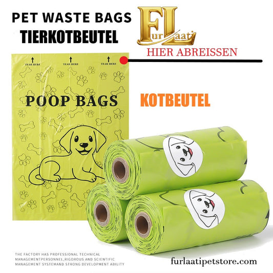 Biologisch abbaubare Kotbeutel für Haustiere