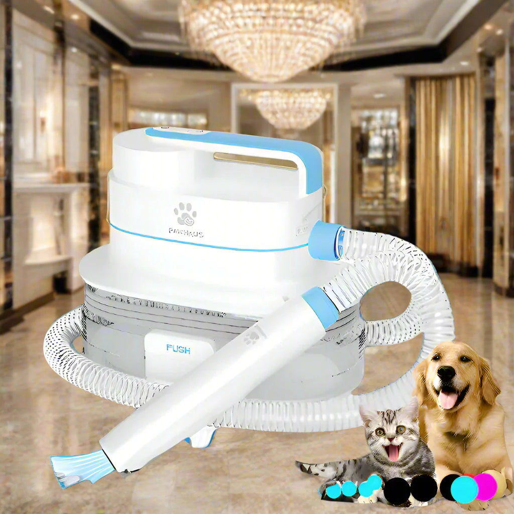 6-in-1 Tierhaarschneider mit Vakuumfunktion. Grooming von FurLaati
