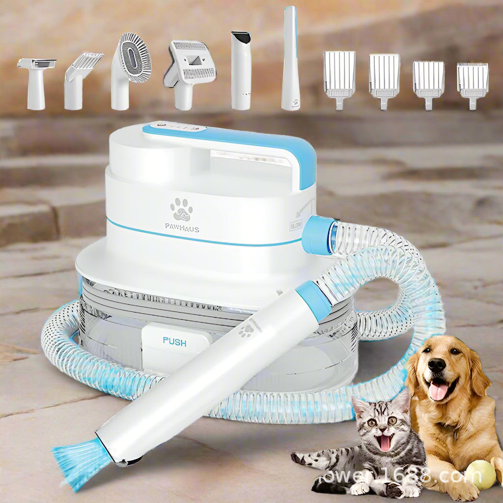 6-in-1 Tierhaarschneider mit Vakuumfunktion. Grooming von FurLaati