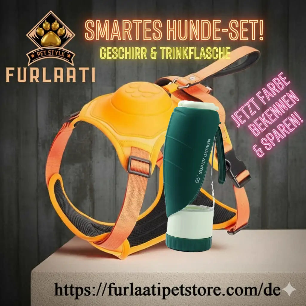 Sicher Reisen Set: 2-in-1 Trinkflasche