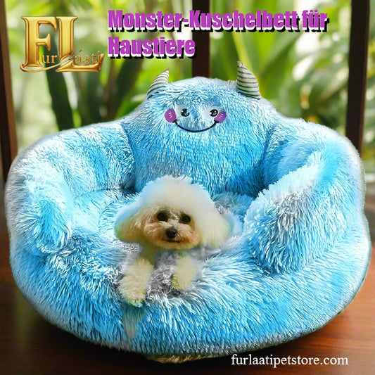 Haustierbett Monster-Kuschelbett Von FurLaati