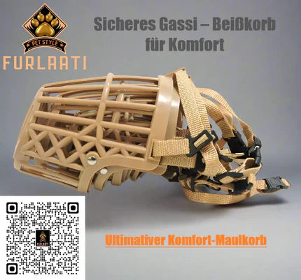 Atmungsaktiver Anti-Beiß Maulkorb aus Kunststoff Detailansicht (Bild 11) des Produkts