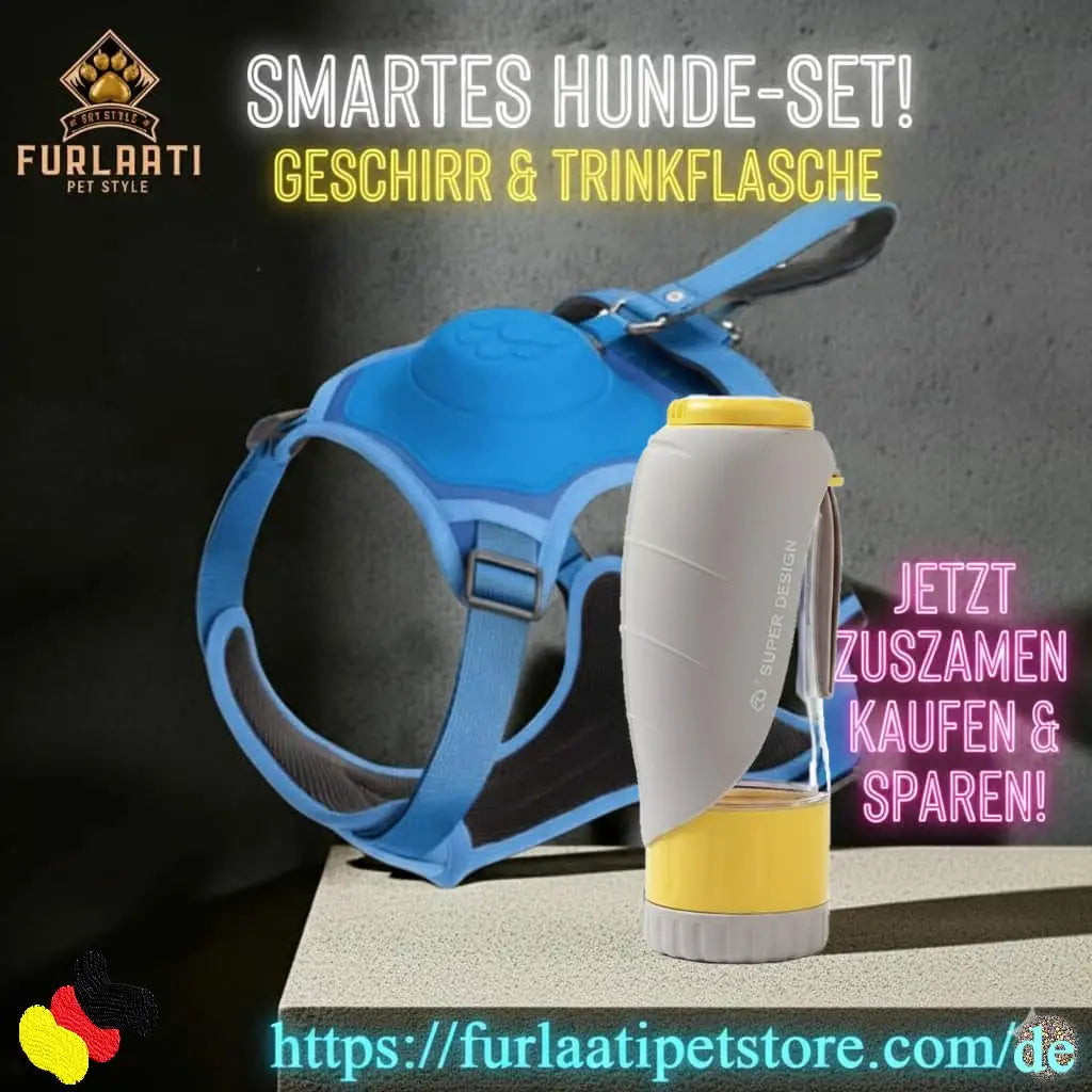 Sicher Reisen Set: 2-in-1 Trinkflasche