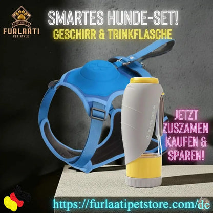 Sicher Reisen Set: 2-in-1 Trinkflasche