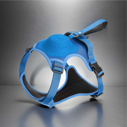 Geschirr & Rollleine "Hands Free" (Hebegriff) Vibe Geeks Ultimate 3 in 1, Von FurLaati !