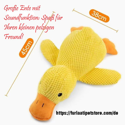 Plüsch-Ente mit Soundfunktion für Haustiere Von FurLaati