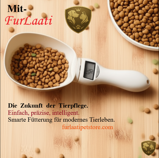 Elektronische Futterwaage für Haustiere. Von FurLaati