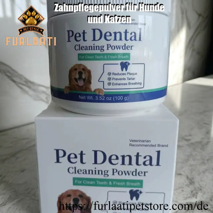 Probiotisches Zahnpflegepulver Dental-Pulver ARMOYA für Hunde & Katzen (100g) Von FurLaati