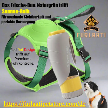 Sicher Reisen Set: 2-in-1 Trinkflasche