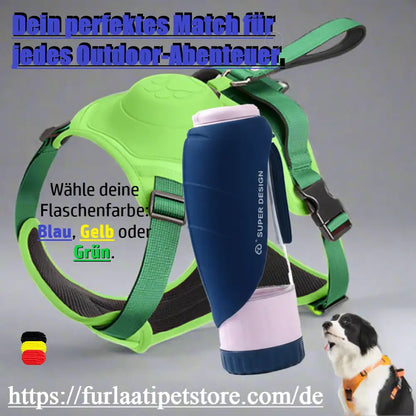 Sicher Reisen Set: 2-in-1 Trinkflasche