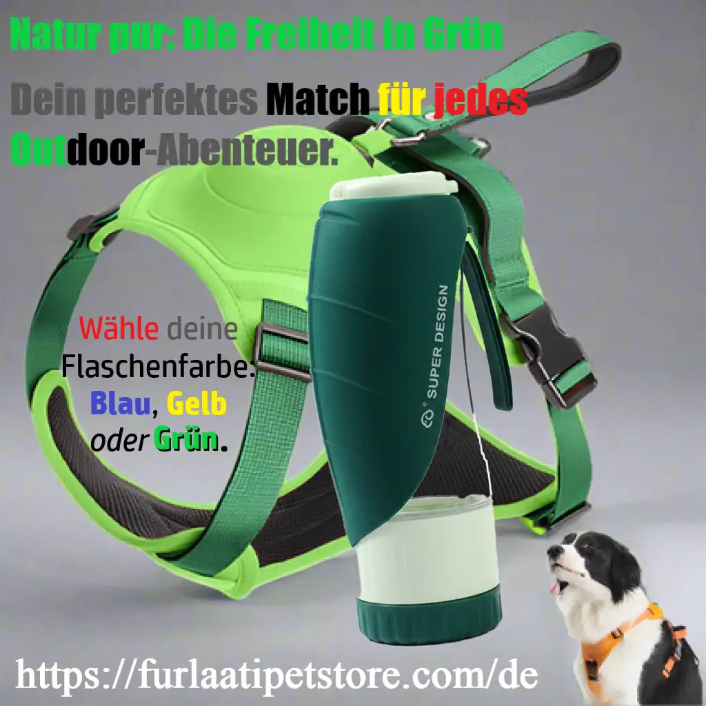 Sicher Reisen Set: 2-in-1 Trinkflasche