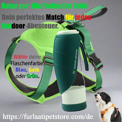 Sicher Reisen Set: 2-in-1 Trinkflasche